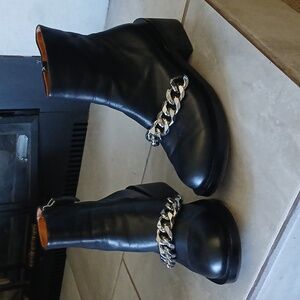 Givenchy Black Leather Boots with